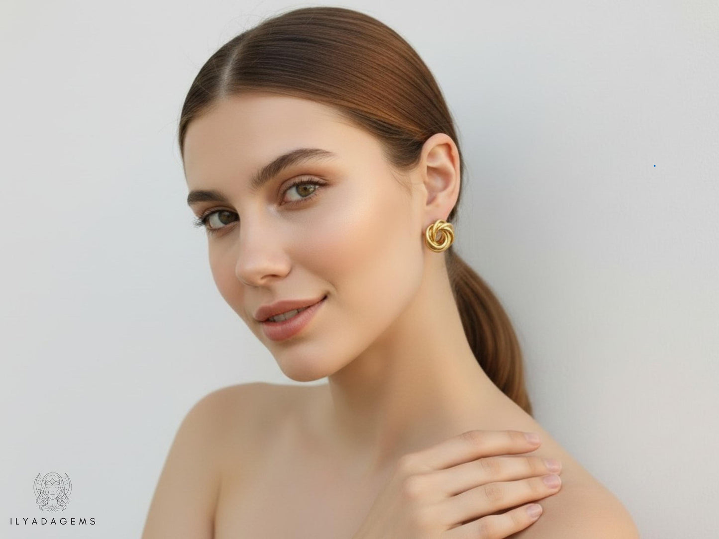Mini Hoop Stud Earrings