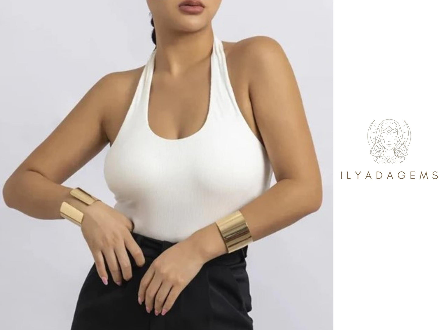 Elegant Gold Cuff Bracelet
