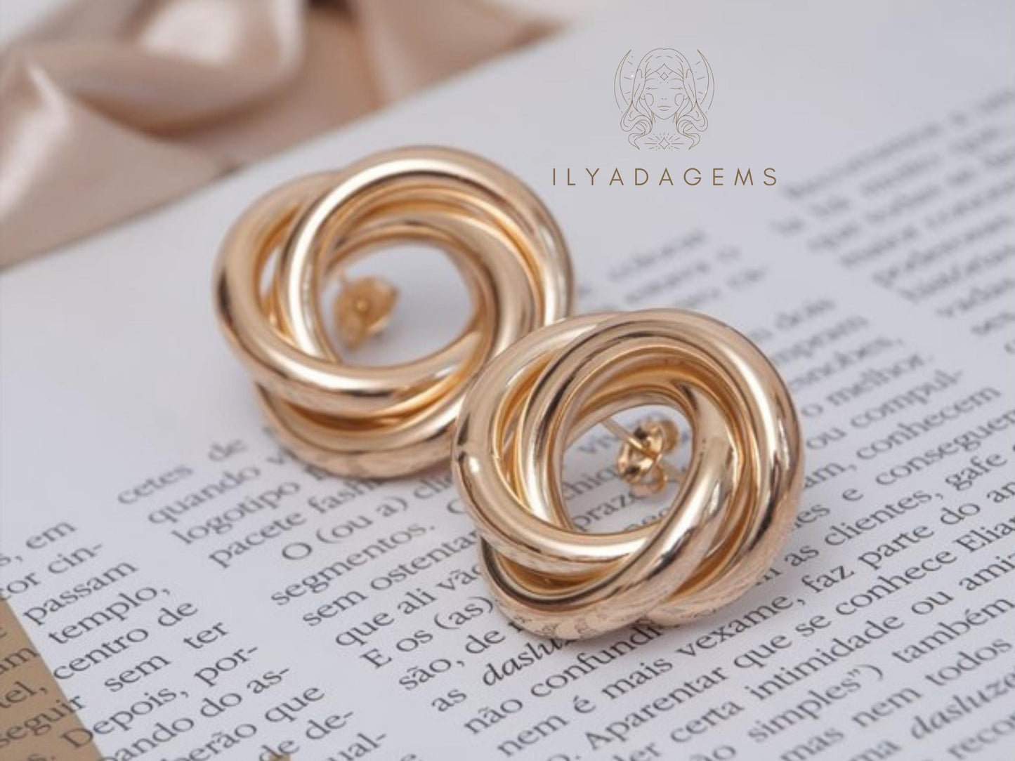 Mini Hoop Stud Earrings