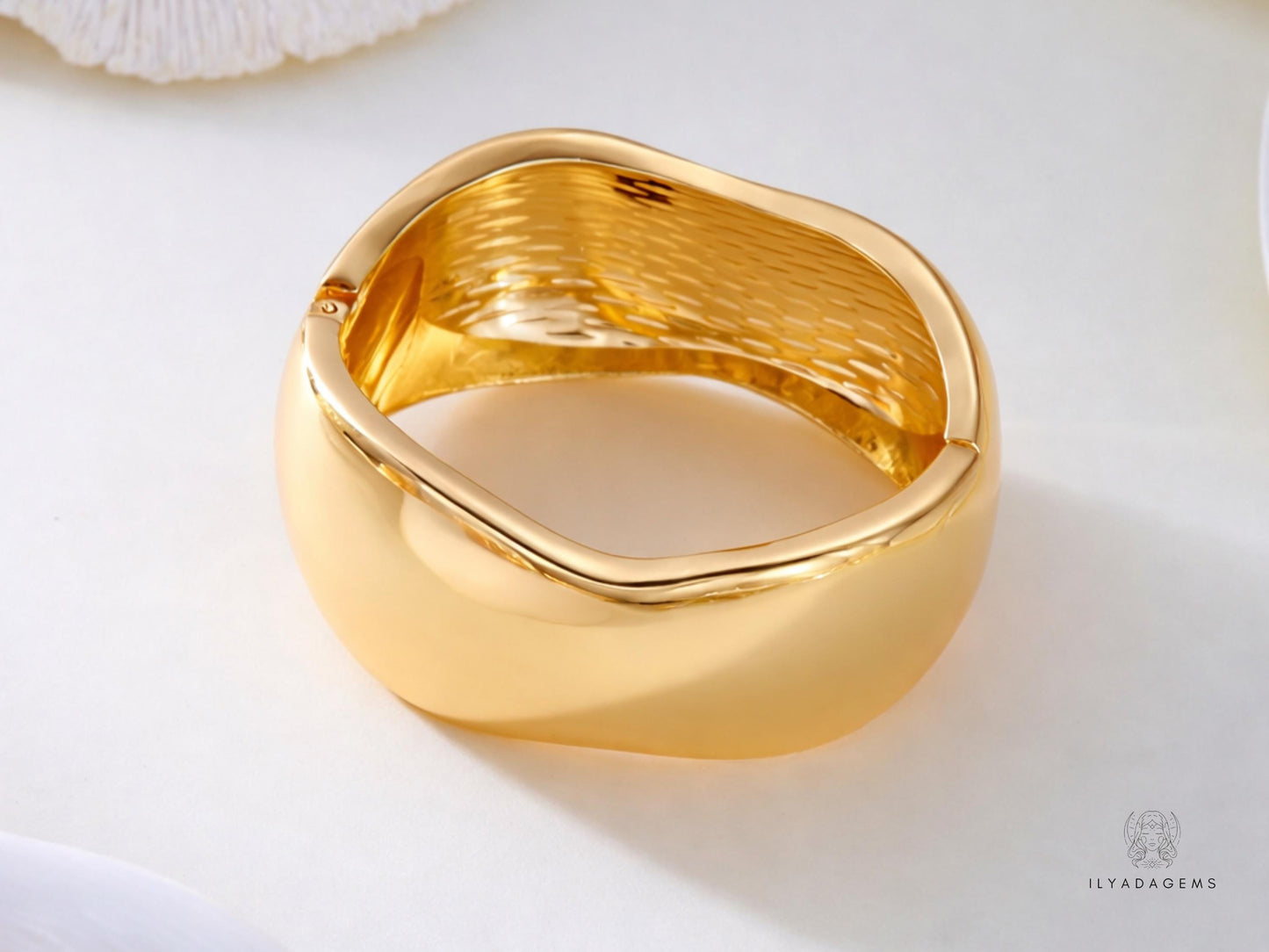 Stainless Steel Wide Bangles