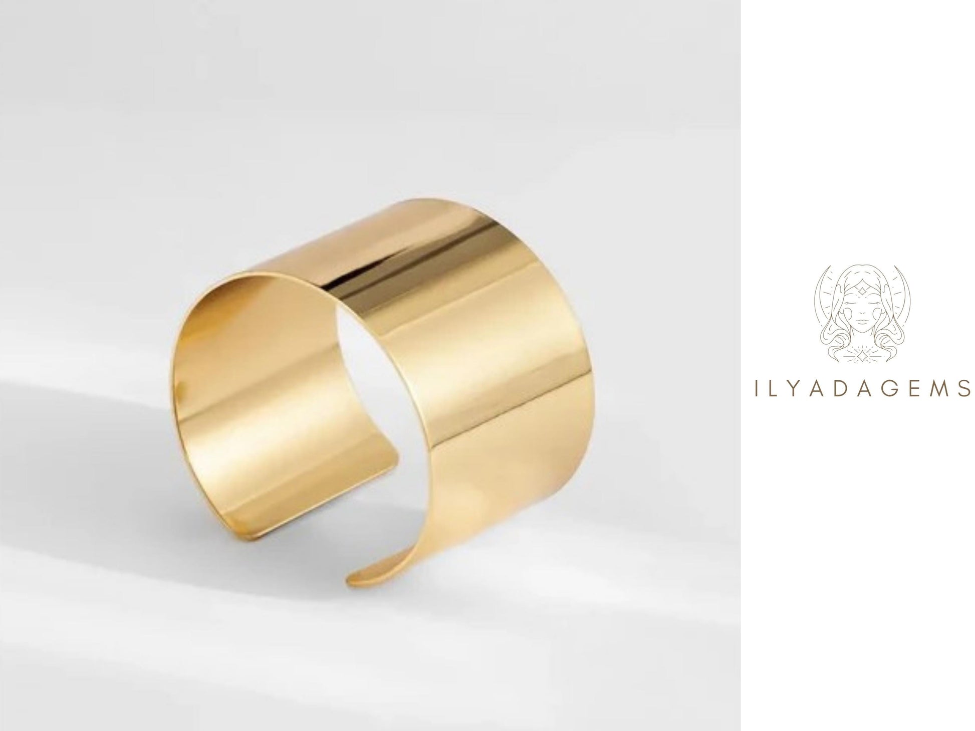 Elegant Gold Cuff Bracelet