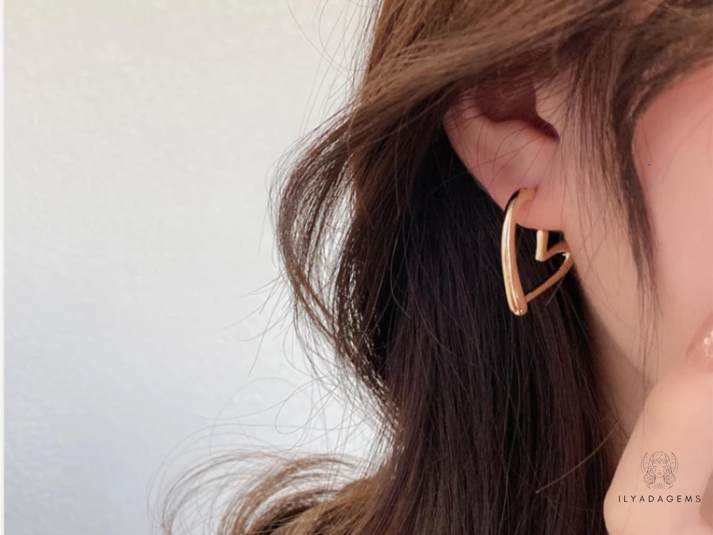 Hollow Heart Earrings