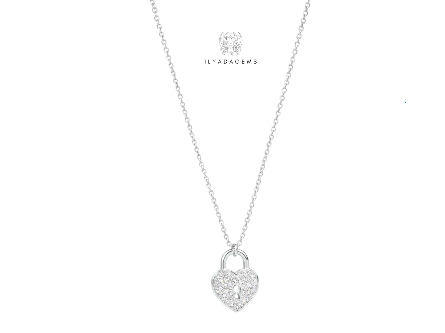 Sterling Silver Heart Pendant & Necklace