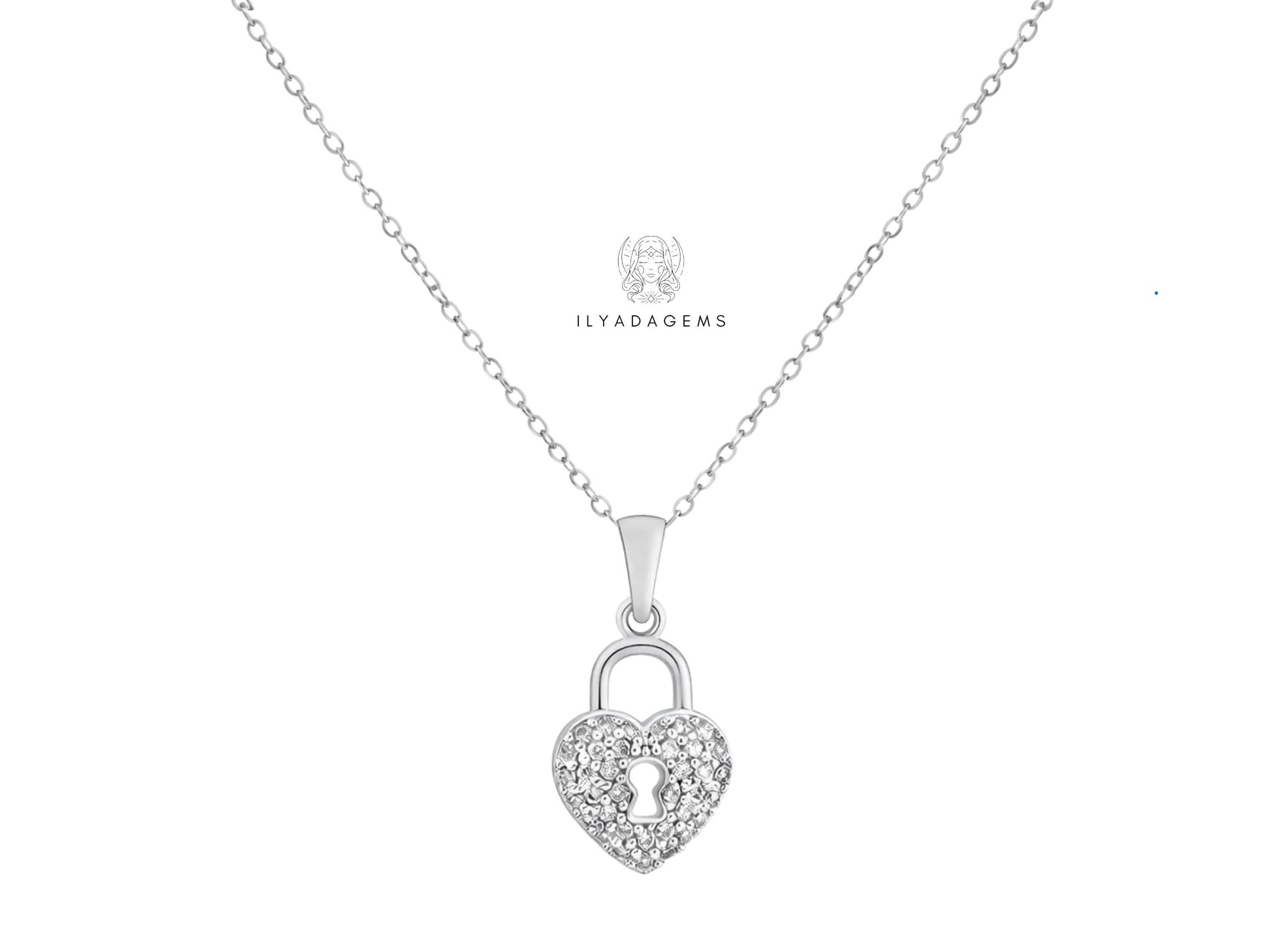 Sterling Silver Heart Pendant & Necklace