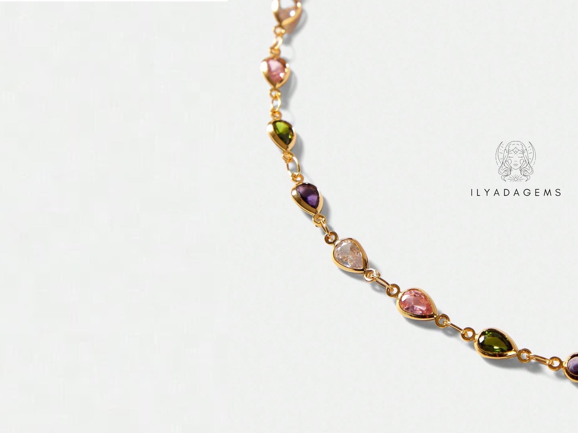 Dainty Rainbow Choker