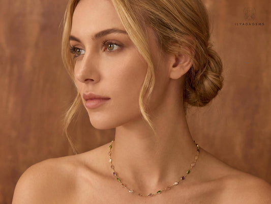 Dainty Rainbow Choker