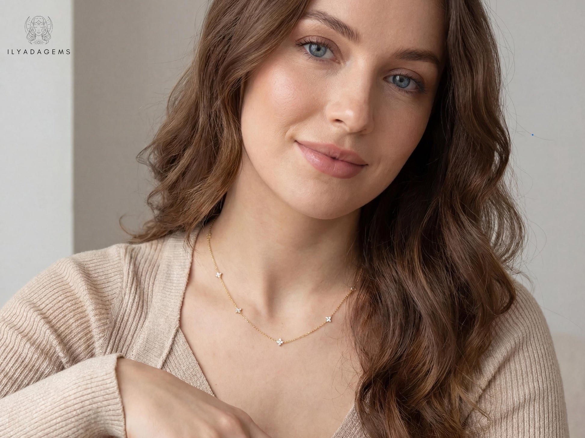 Zircon Chain Necklace