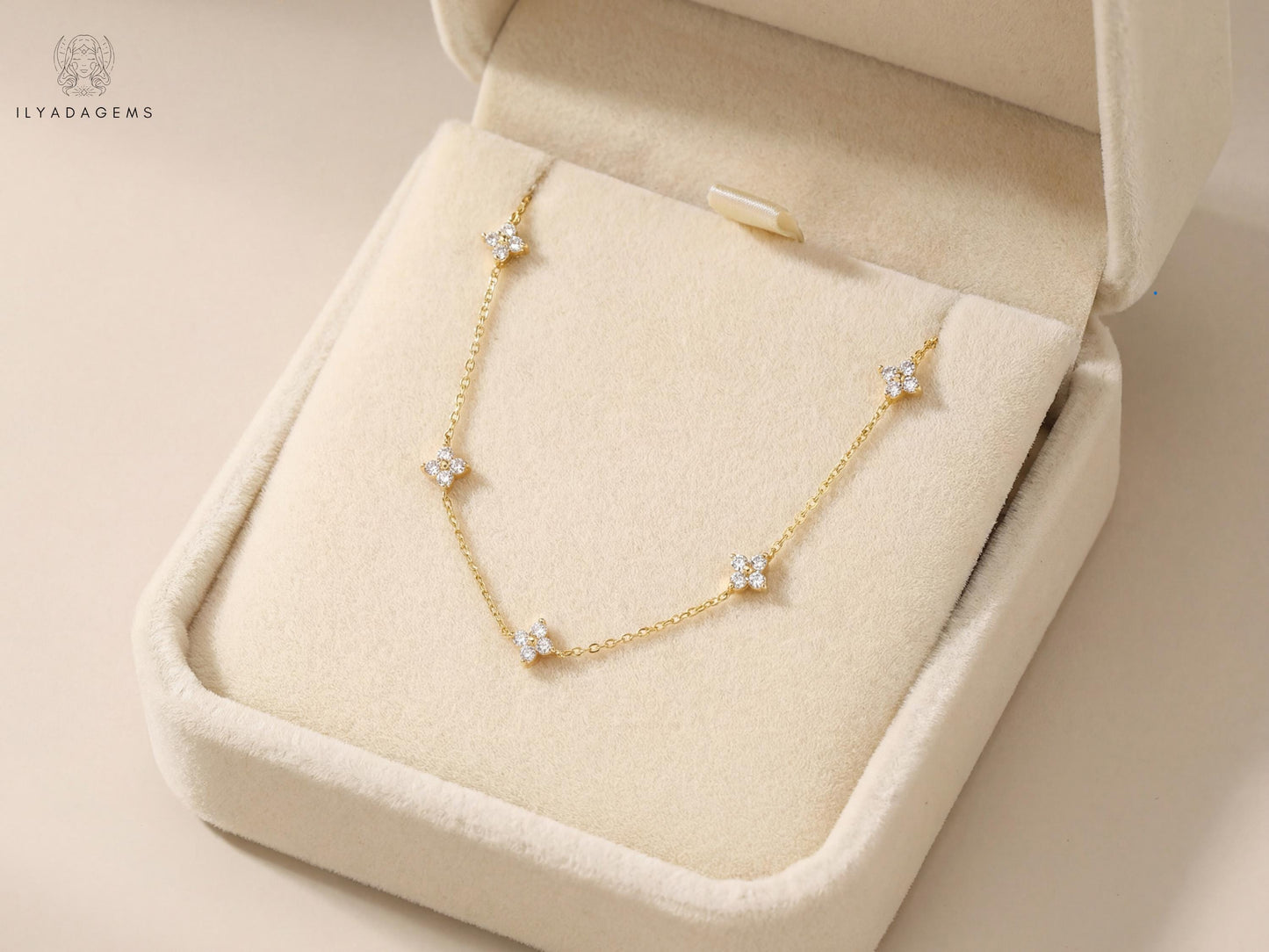 Zircon Chain Necklace
