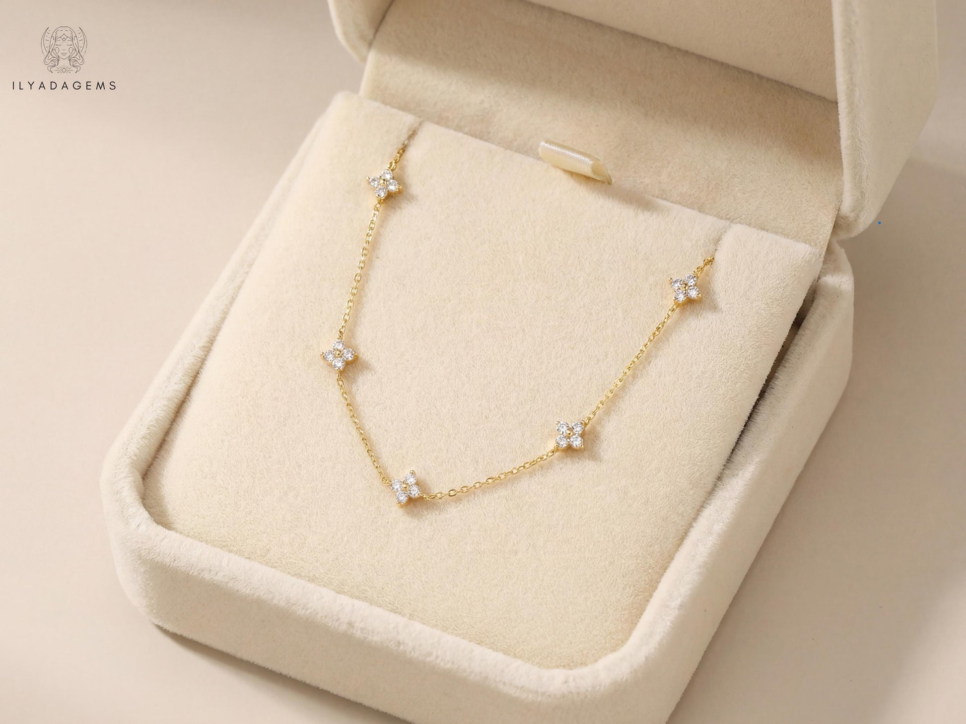 Zircon Chain Necklace