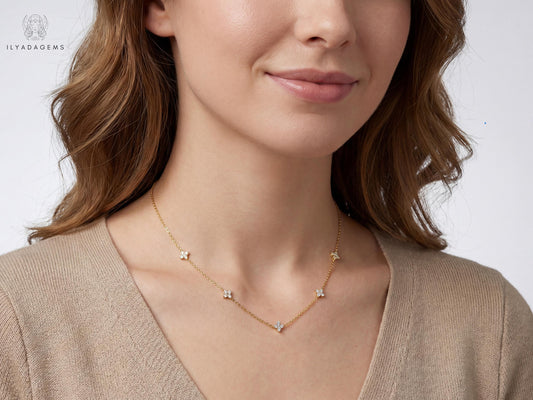 Zircon Chain Necklace