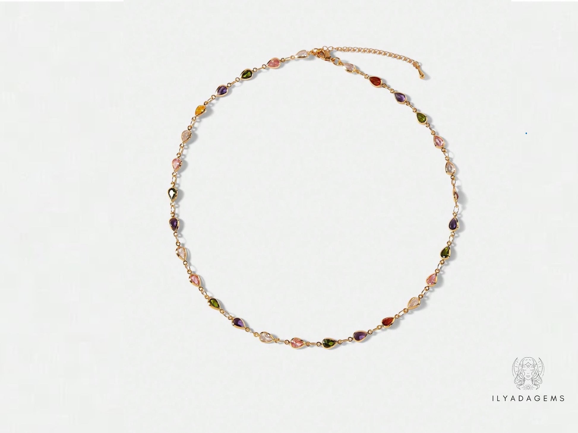 Dainty Rainbow Choker