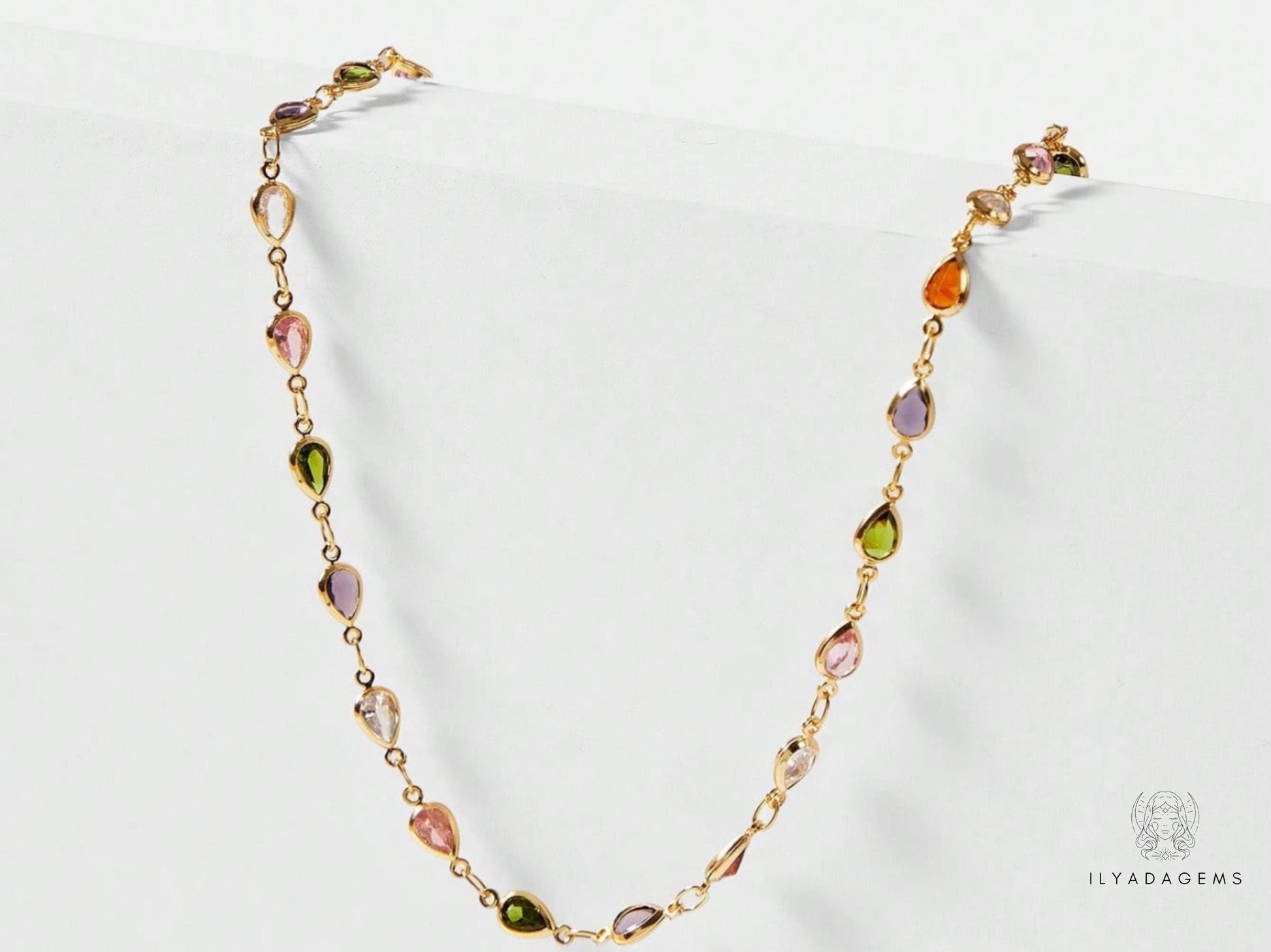 Dainty Rainbow Choker