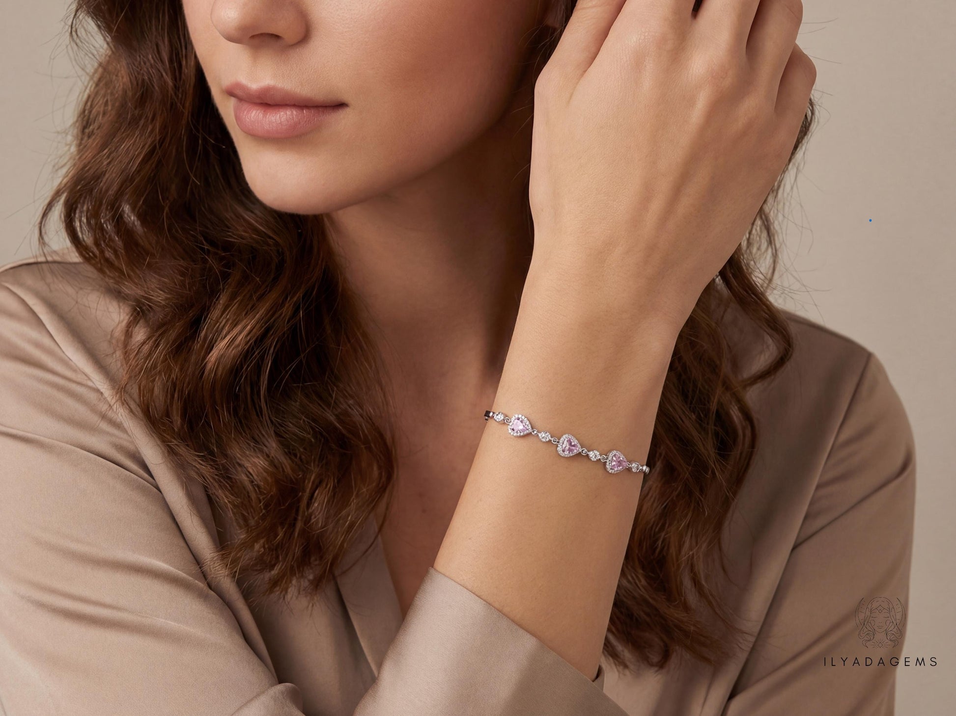 Dainty Heart Charm Bracelet