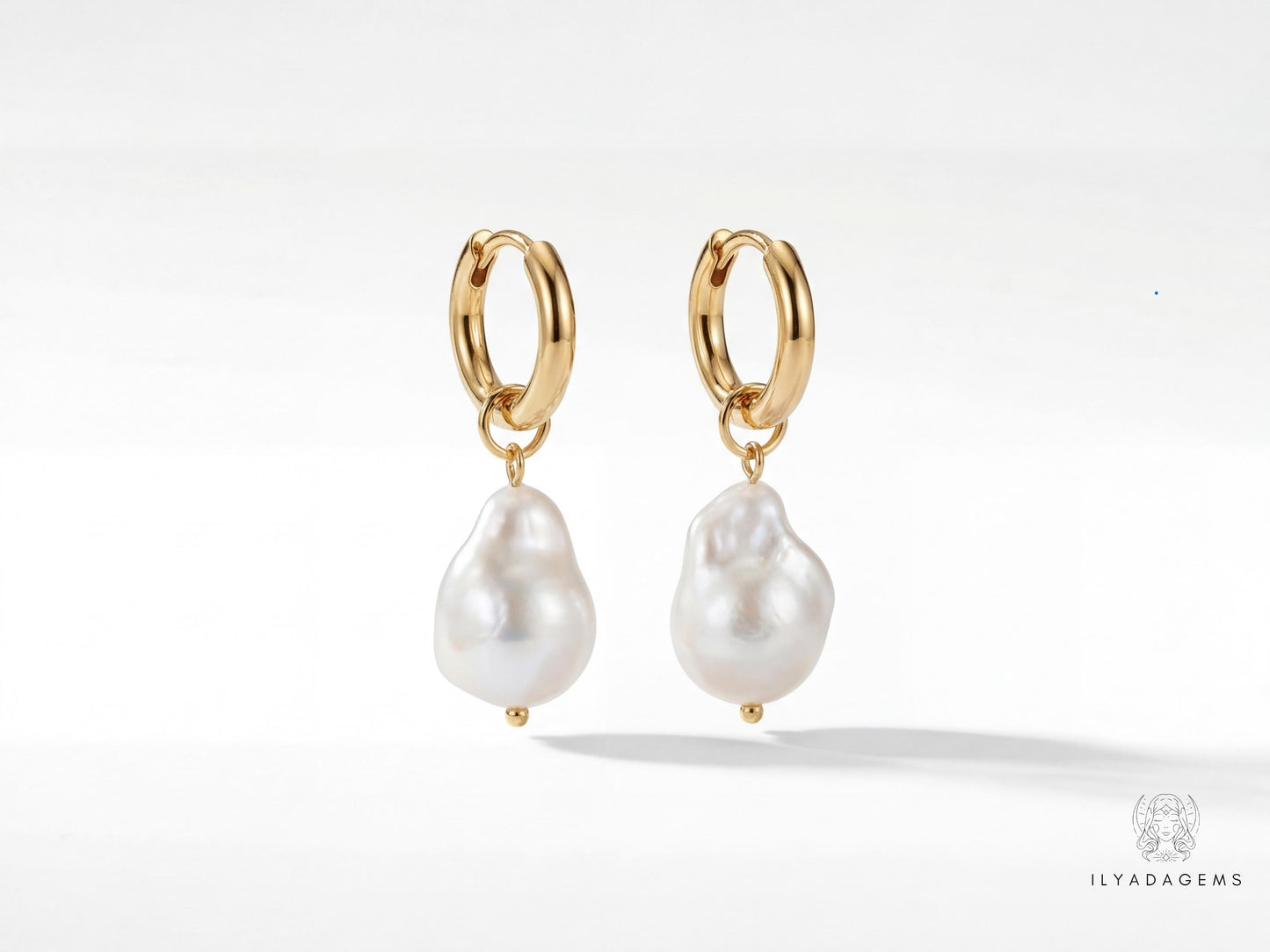 18K Gold Plated Hoop Earrings