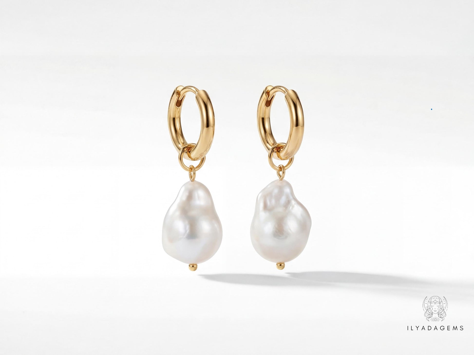 18K Gold Plated Hoop Earrings