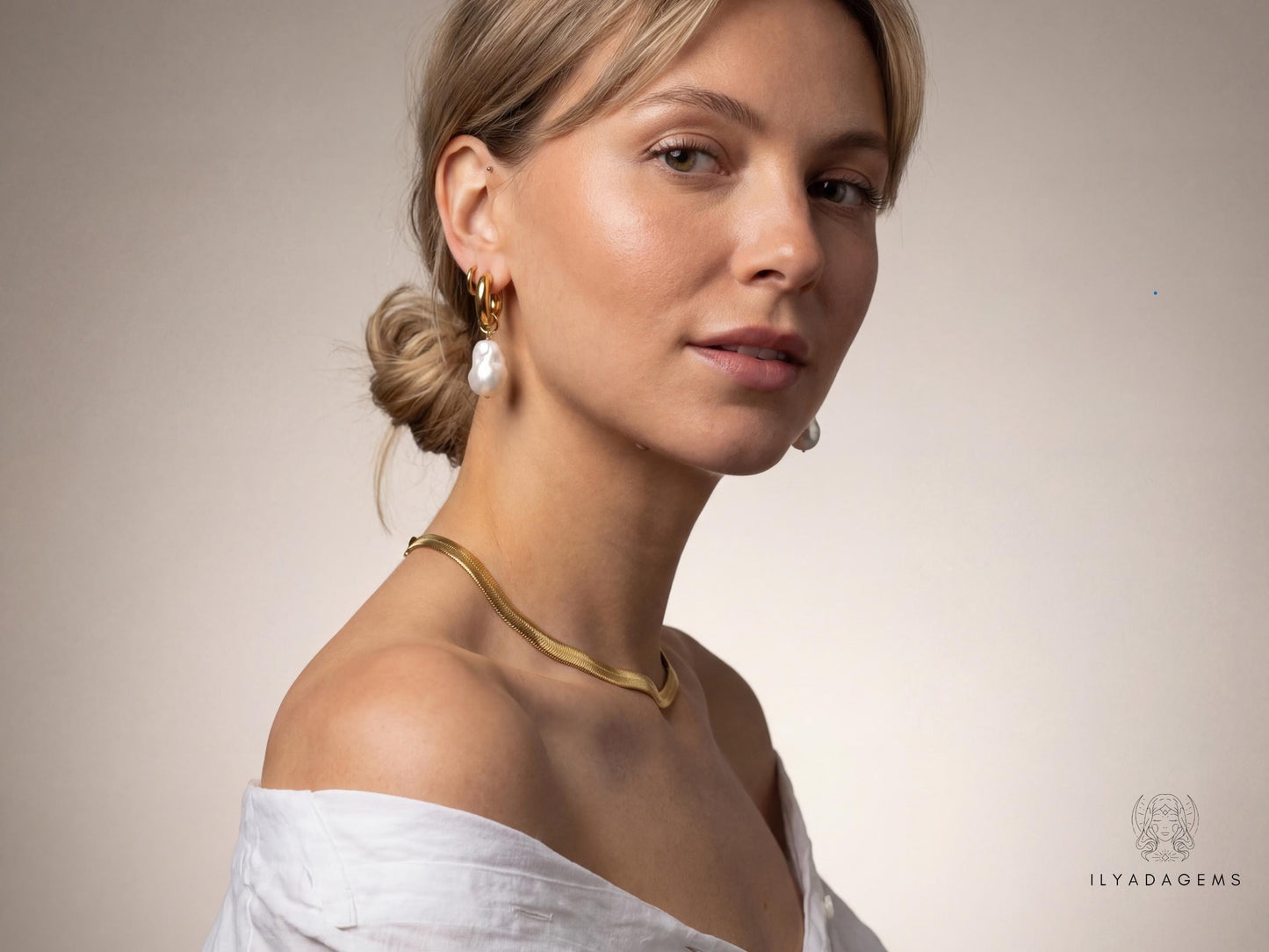 18K Gold Plated Hoop Earrings