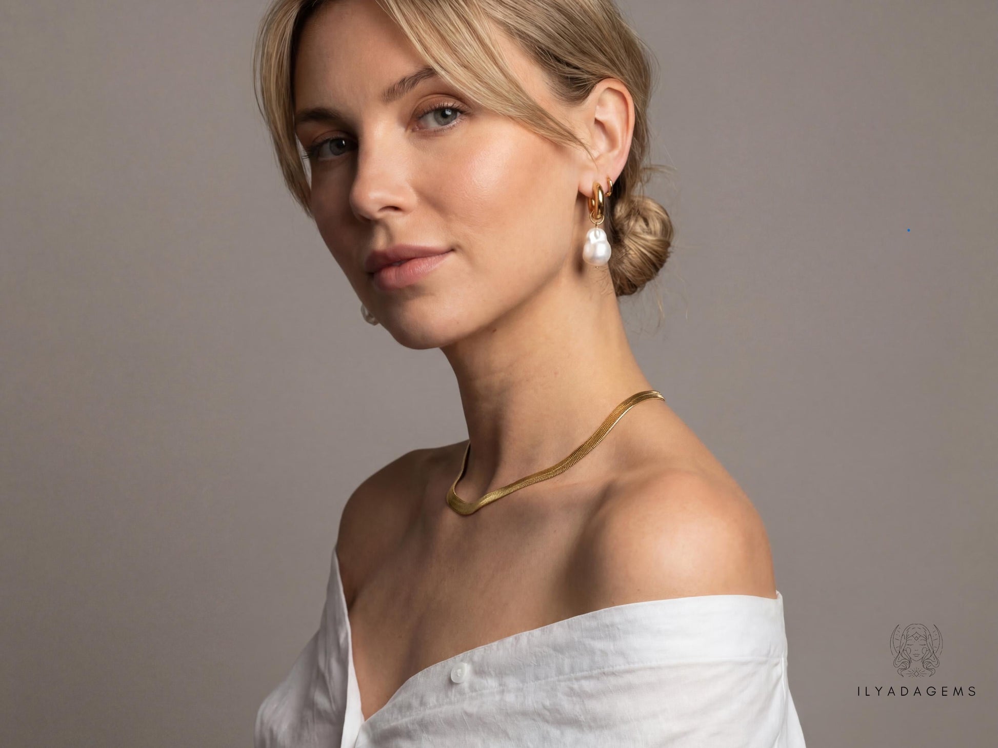 18K Gold Plated Hoop Earrings