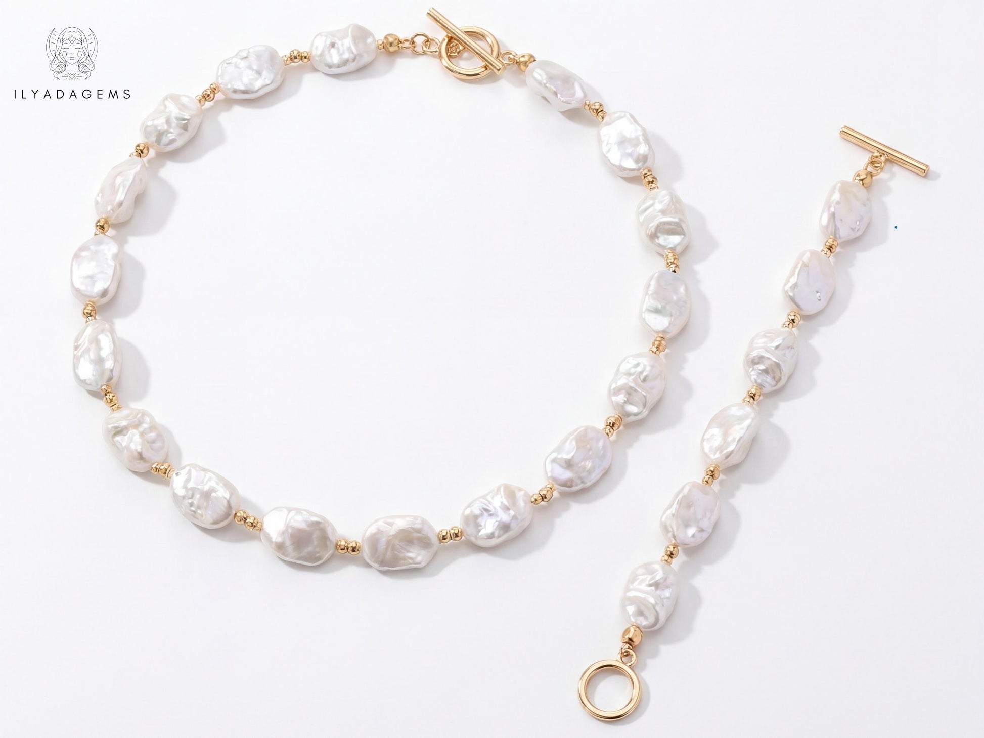 Irregular Chunky Imitation Beads Necklace