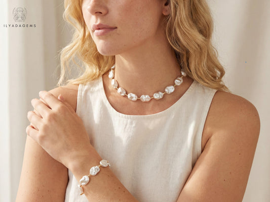 Irregular Chunky Imitation Beads Necklace