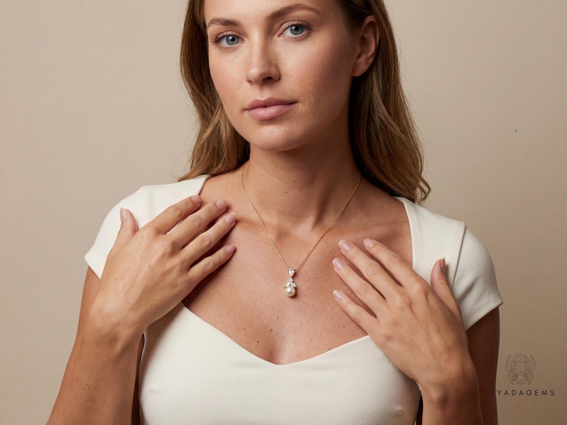 Minimalist Freshwater Pearl Necklace