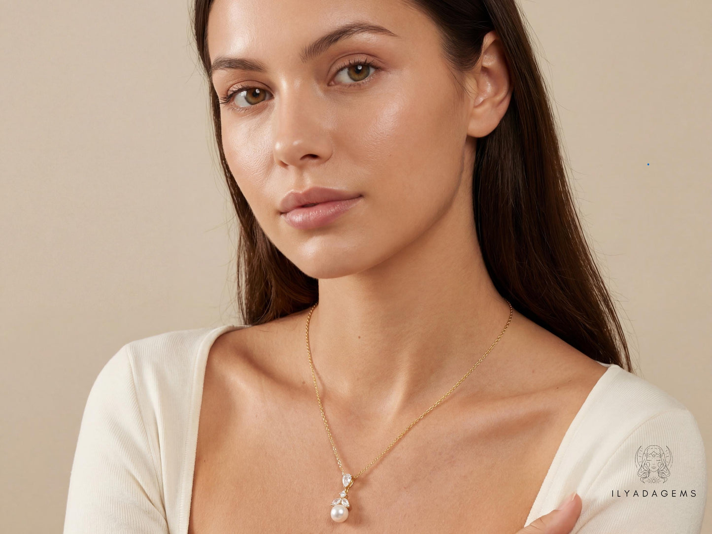 Minimalist Freshwater Pearl Necklace