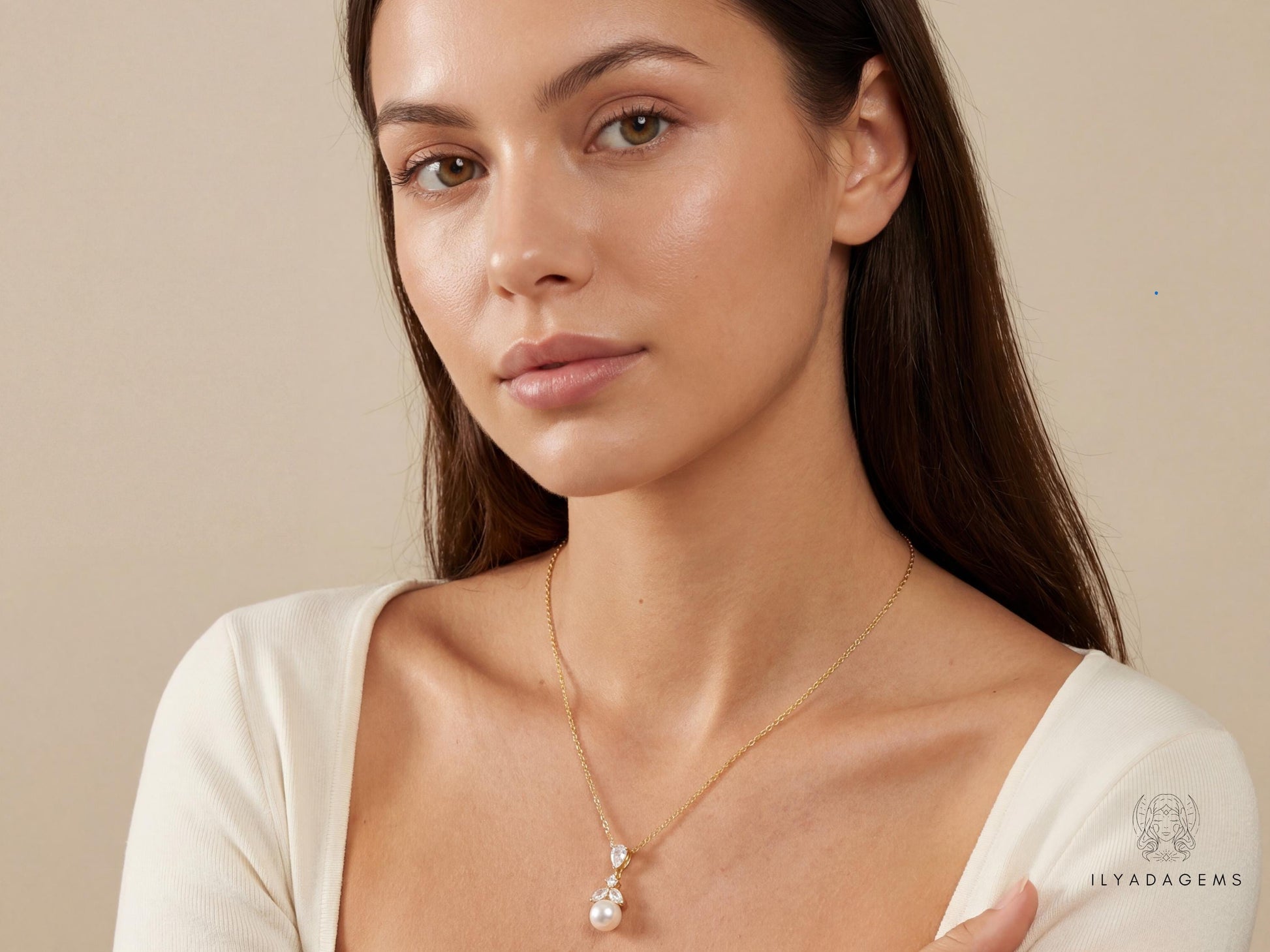 Minimalist Freshwater Pearl Necklace