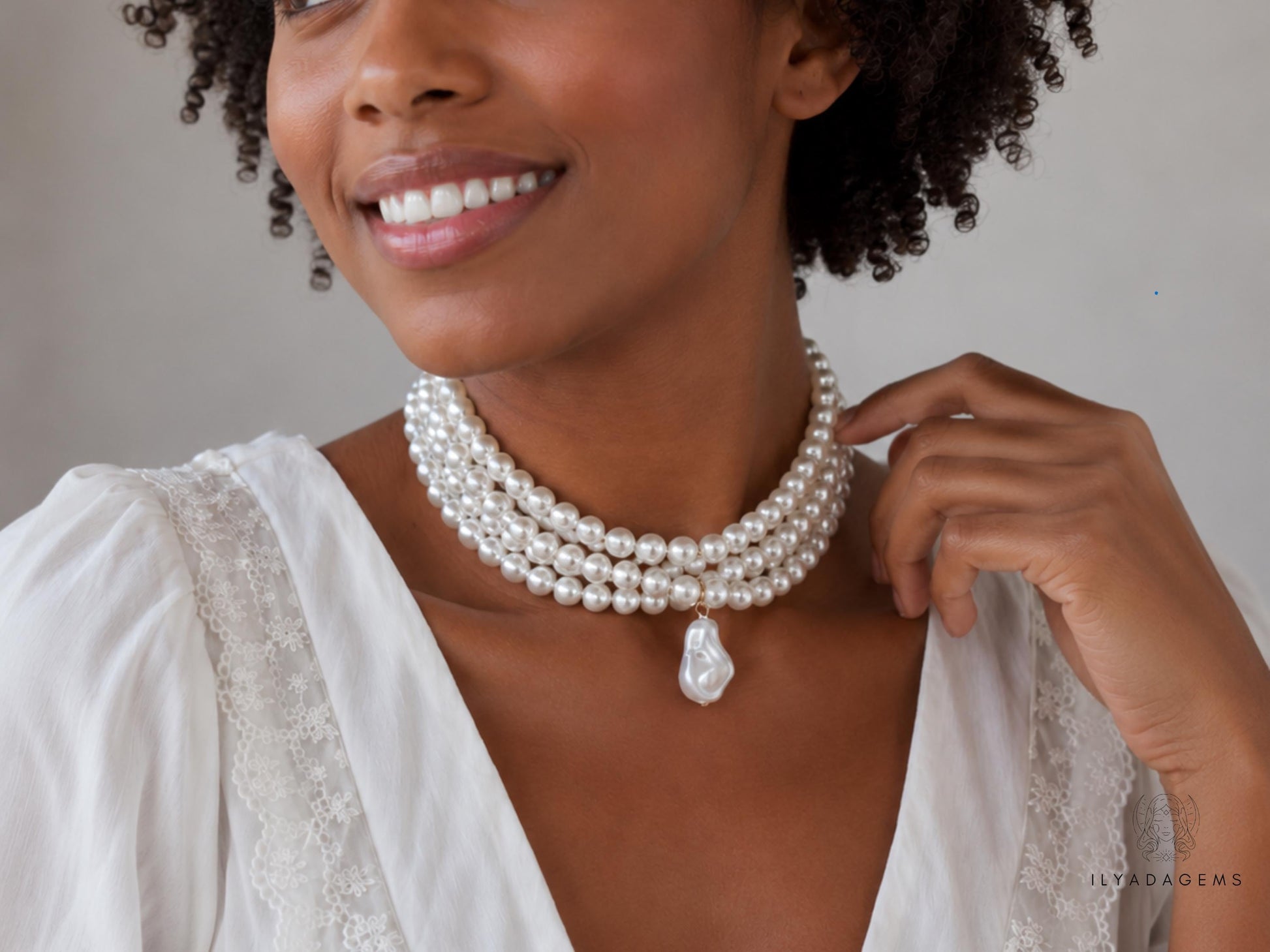 Pearl Necklace Set