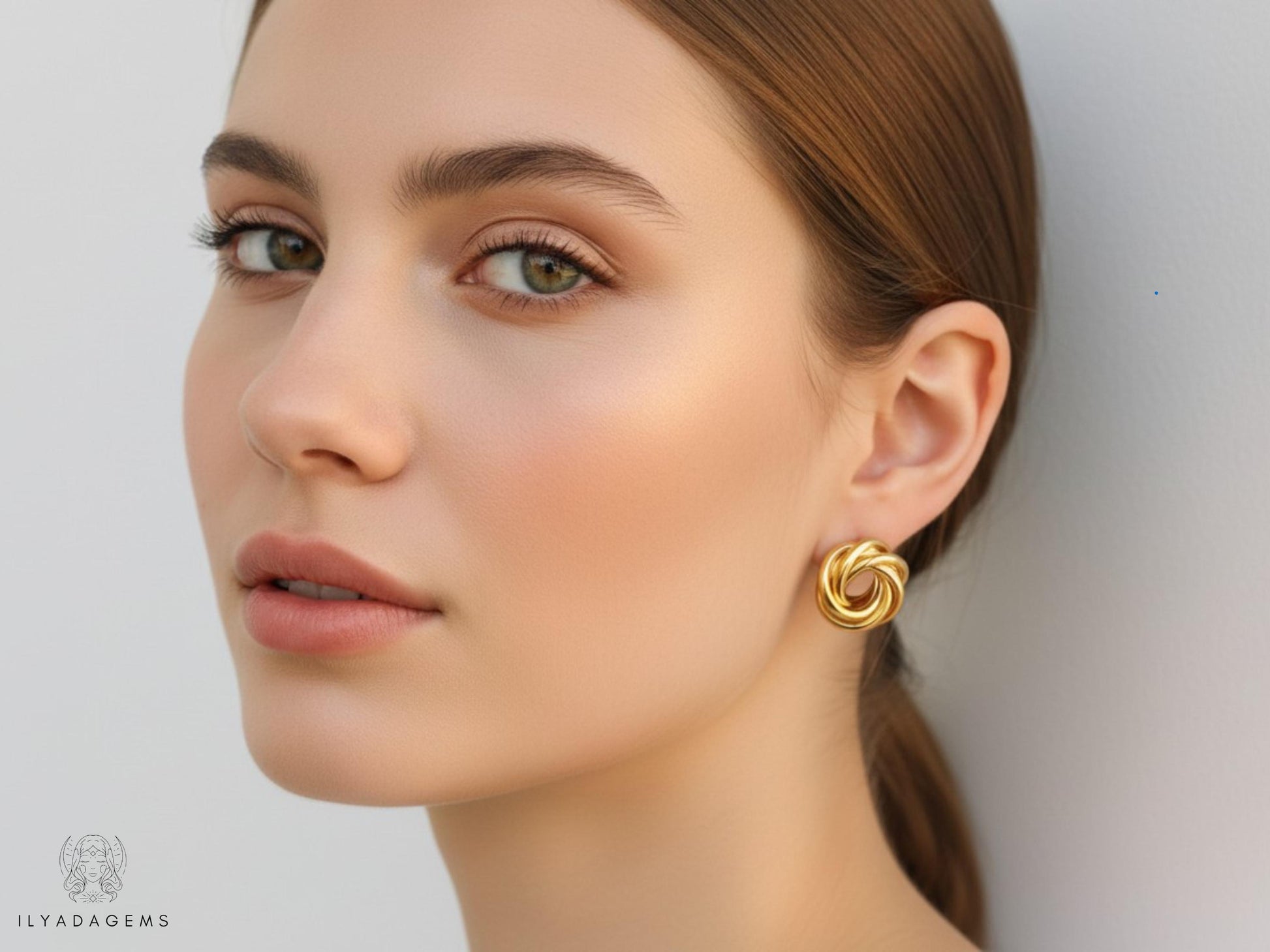 Mini Hoop Stud Earrings