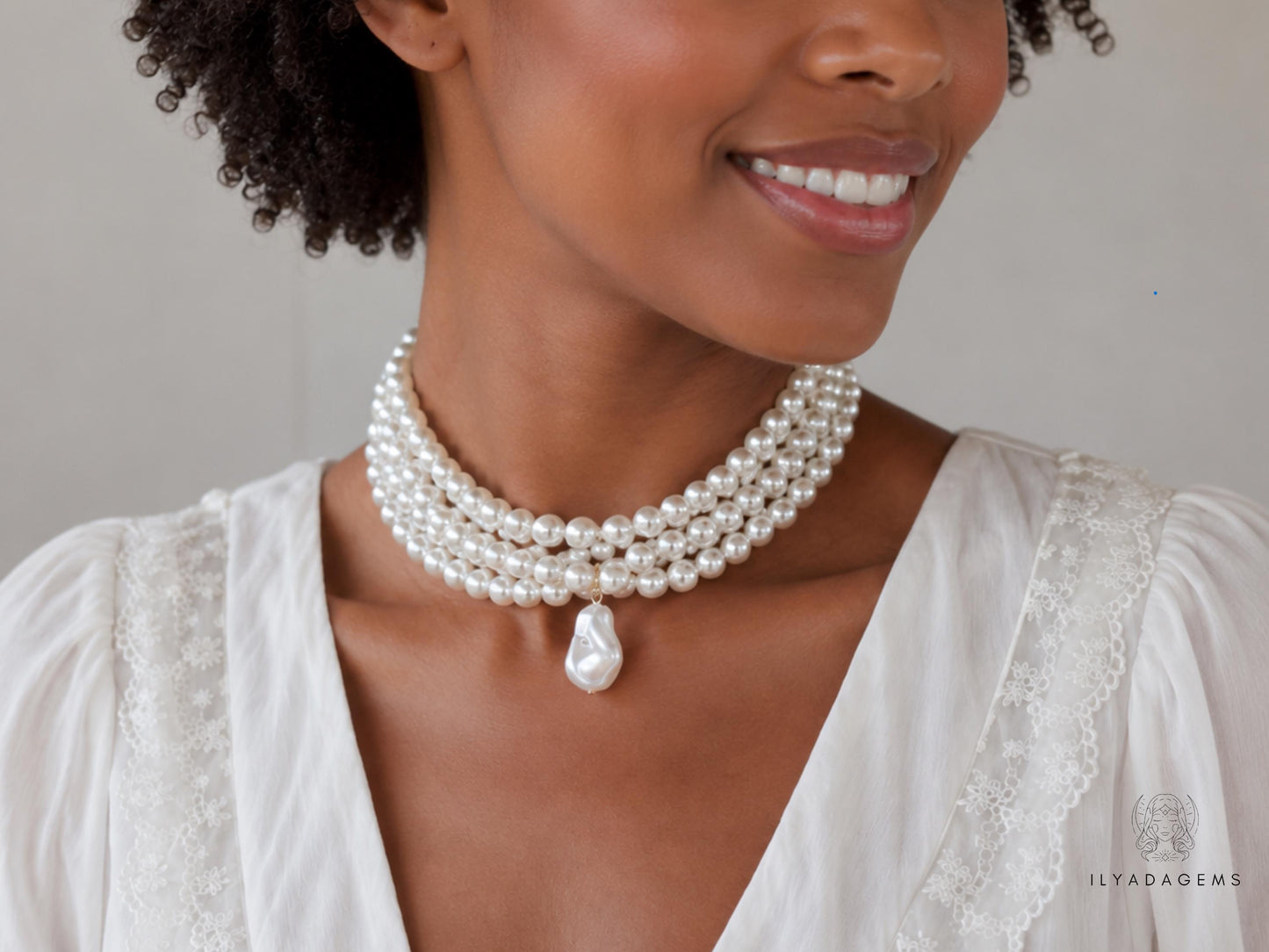 Pearl Necklace Set