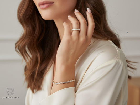 Cuff Cubic Zirconia Clear Bracelet